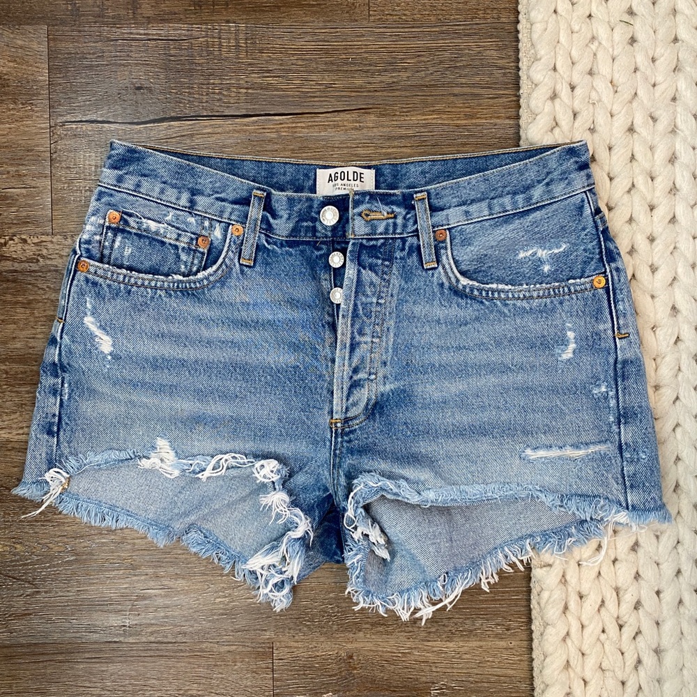 AGOLDE Parker Vintage Cut Off Short in Swapmeet